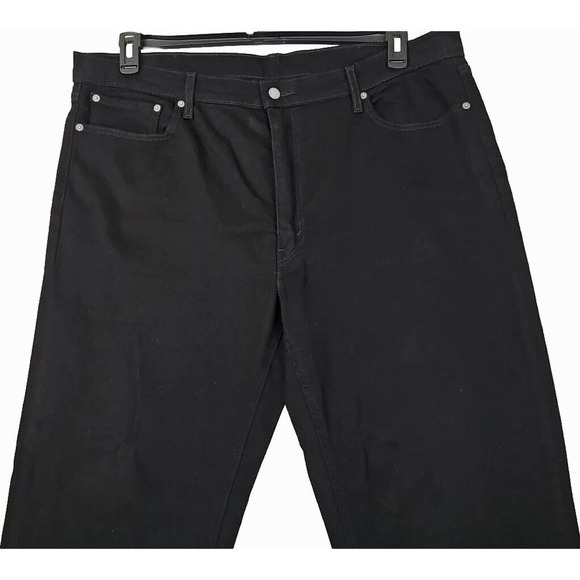 Levi's 541~Men's Size 42 x 32~Black Denim Athletic Water Less Jeans Cotton Blend - Picture 6 of 12